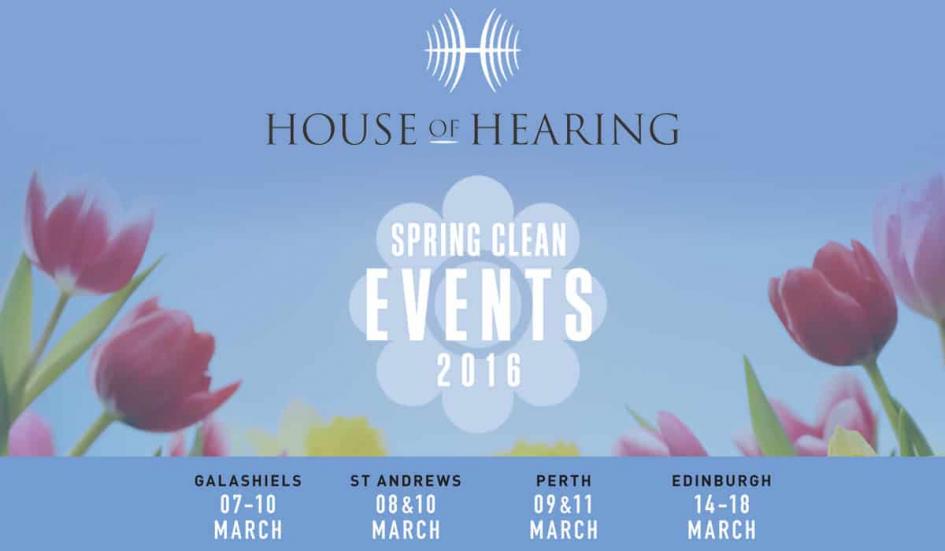 House of Hearing's Spring Clean Event: Special offers and free hearing aid cleaning this March