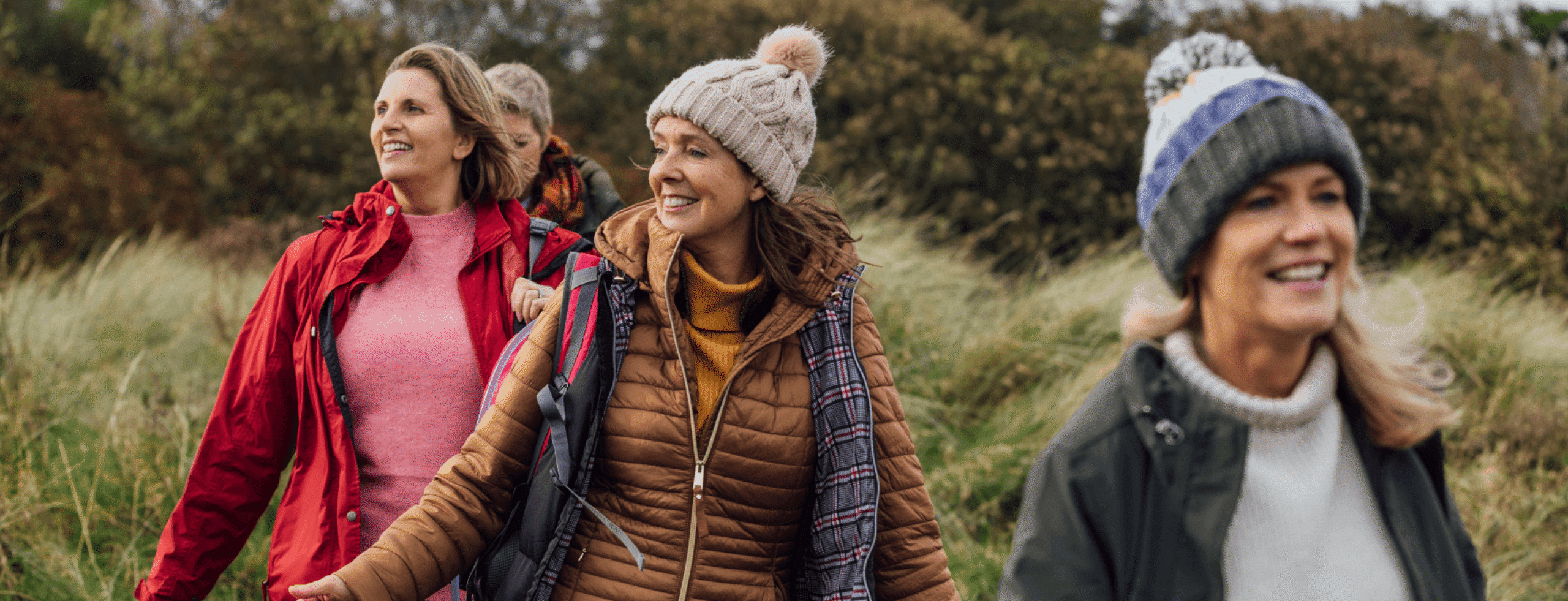 Group of women hiking