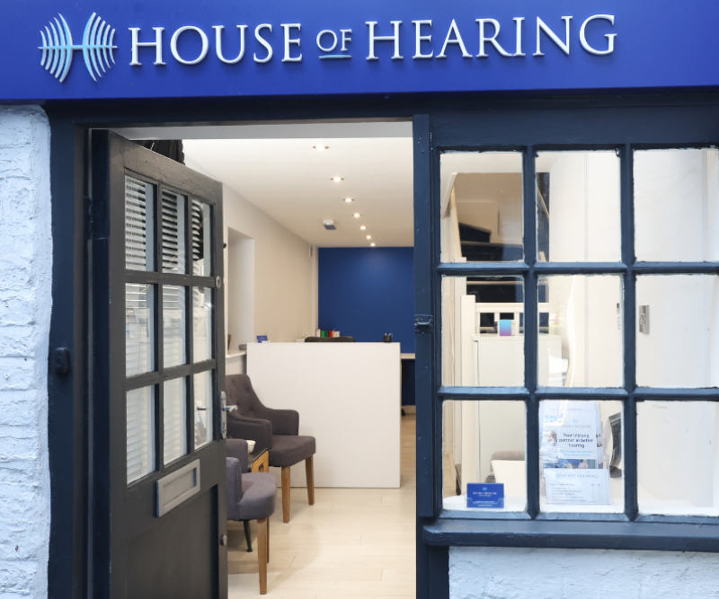 Shopfront at House of Hearing Knutsford.