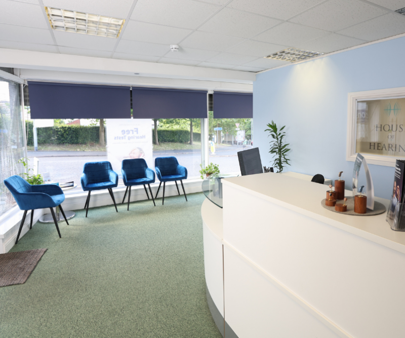 Stoke interior reception Clinic gallery image 1